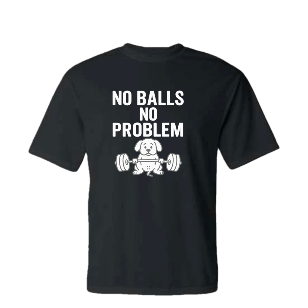 No Balls No Problem Tee - Funny Vasectomy Shirt for Men.