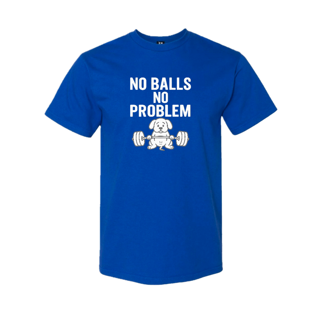 No Balls No Problem Tee - Funny Vasectomy Shirt for Men.