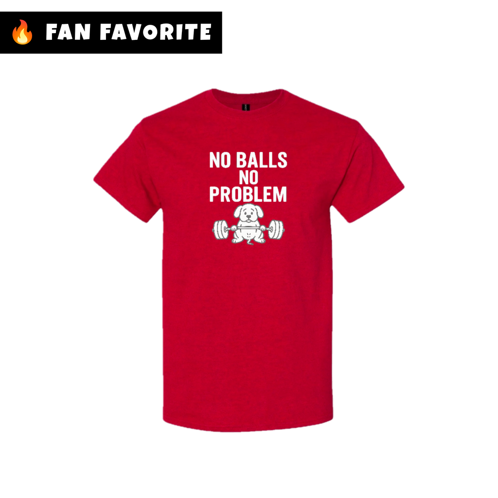 No Balls No Problem Tee - Funny Vasectomy Shirt for Men.